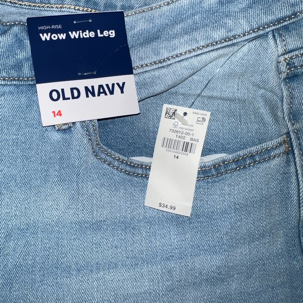 Old Navy High-Rise Wow Wide Leg Jeans